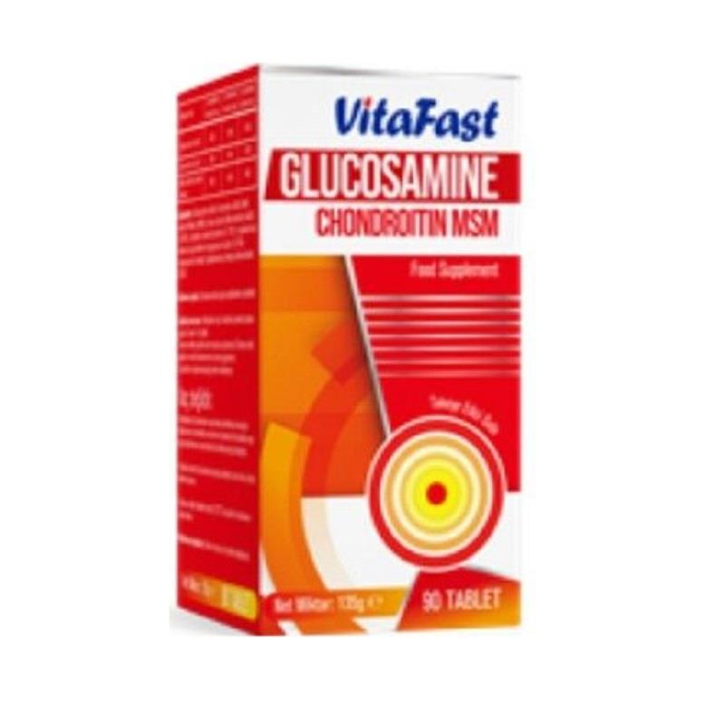 Vitafast Vitafast Glucosamine Chondroitin MSM 1200 mg 90 Tablet