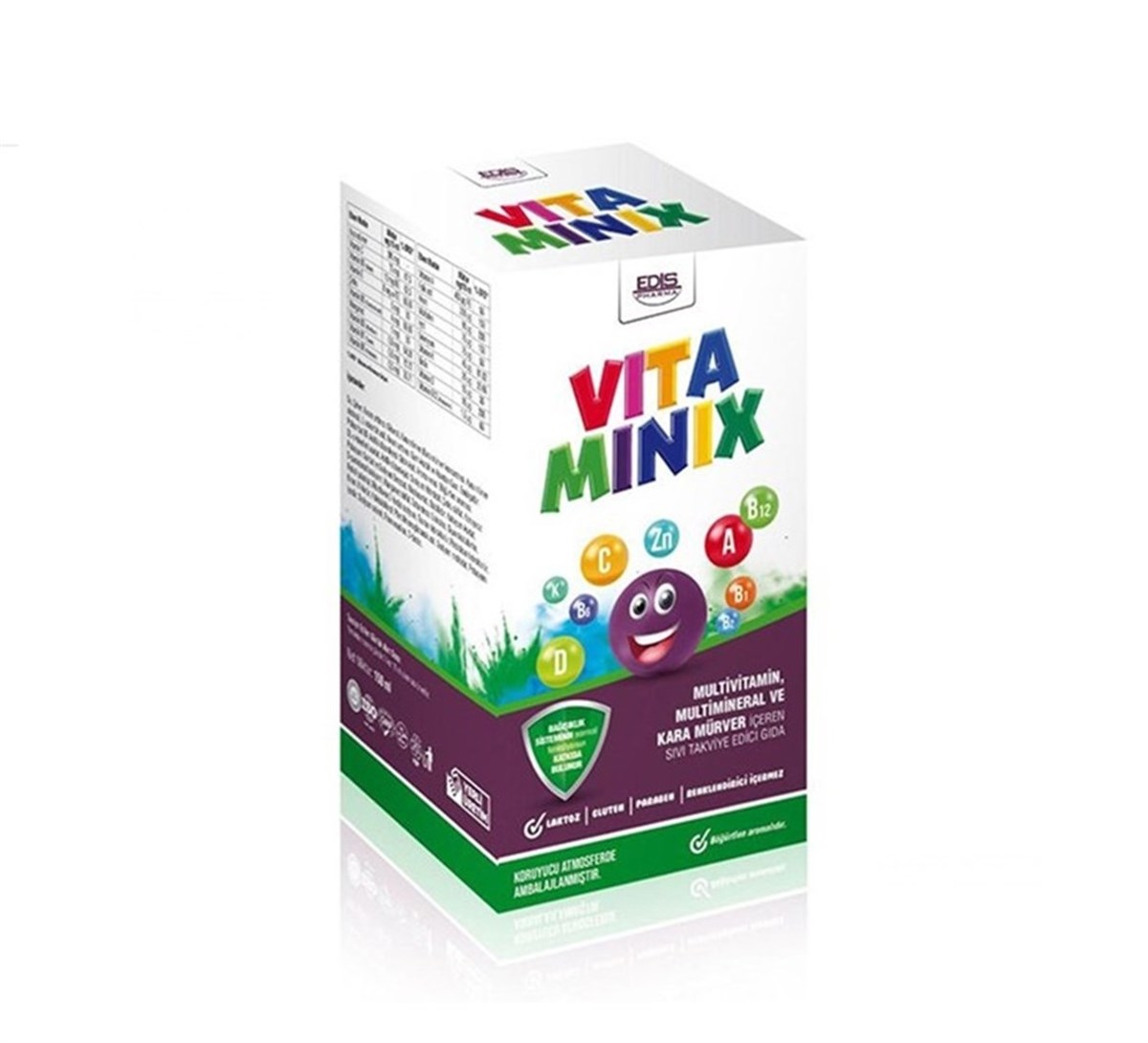 VİTAMİNİX Vitaminix Kara Mürver Şurubu 150 ml