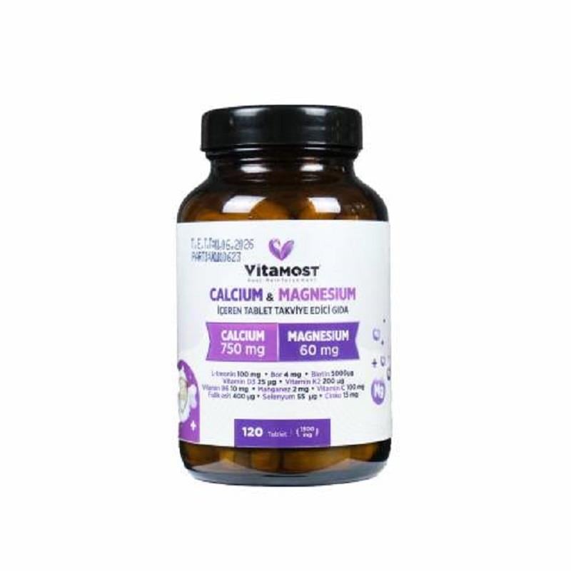 Vitamost Vitamost Calcium & Magnesium 1500 mg 120 Tablet