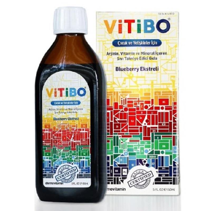 Vitibo Vitibo Çocuk ve Yetişkinler için Arjinin & Vitamin & Mineral İçeren Sıvı TakviyeEdici Gıda 150 ml