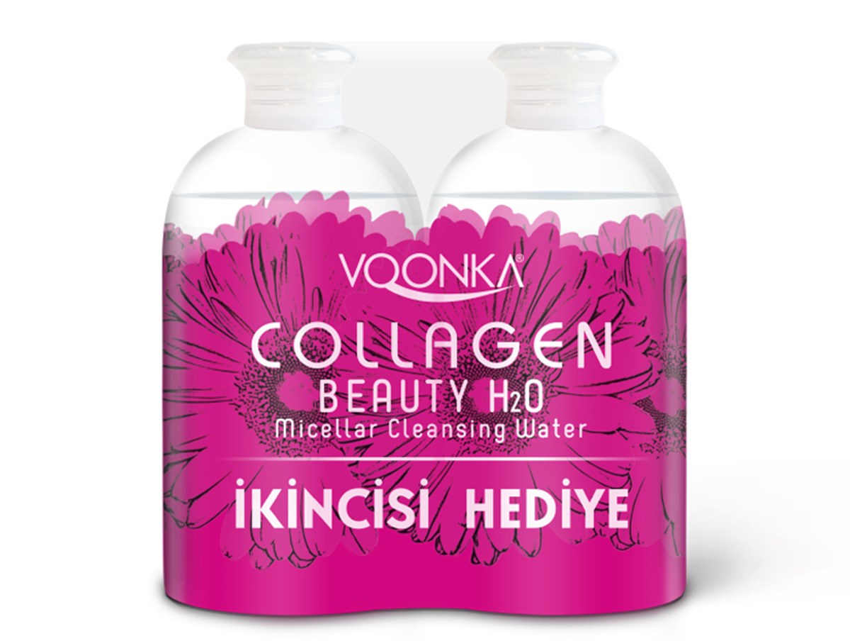 Voonka Beauty Collagen H2O , Micellar Cleansing Water  250ml 2.Hediye