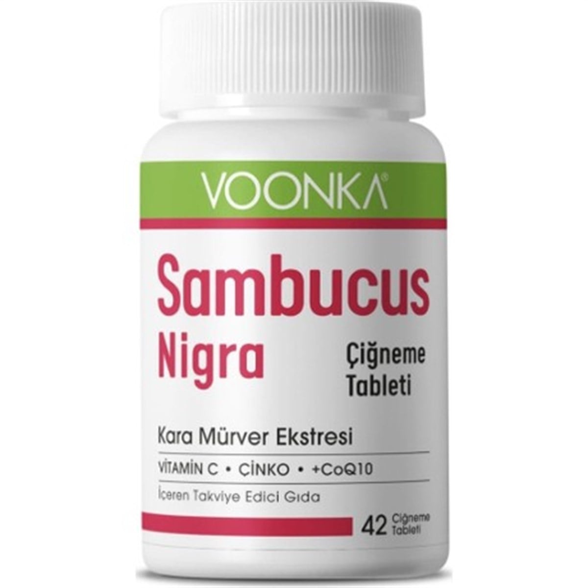 Voonka Sambucus Nigra 42 Çiğneme Tablet