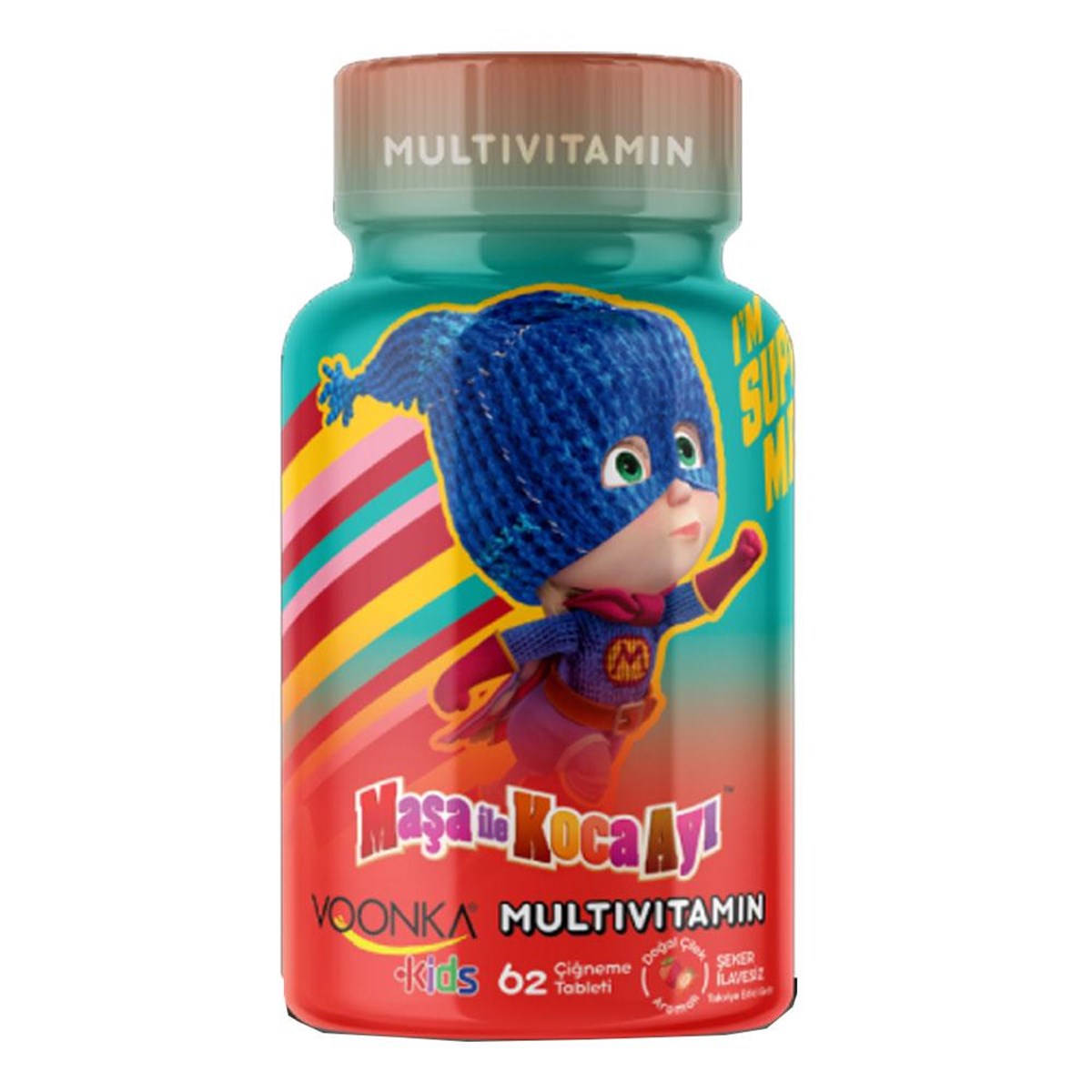 Voonka Voonka Kids Maşa ile Koca Ayı Multivitamin 62 Tablet