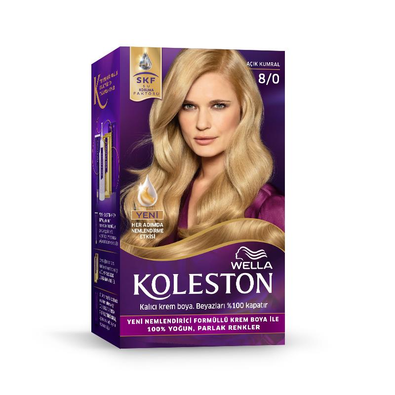 Wella Koleston Kit 8/0 Açık Kumral Saç Boyası
