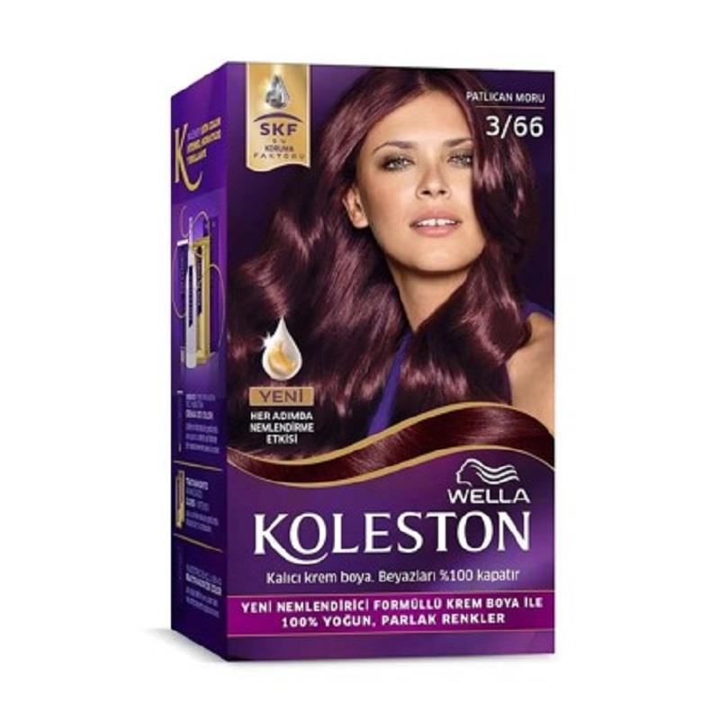 Wella Koleston Kit Saç Boyası 3/66 Patlıcan Moru