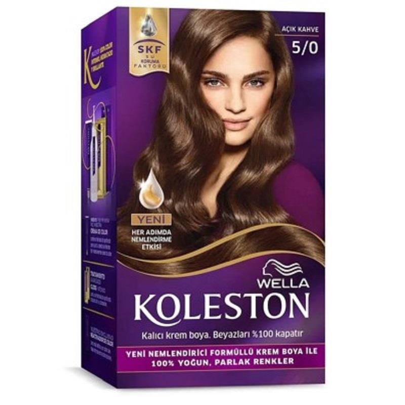 Wella Koleston Kit Saç Boyası 5/0 Açık Kahve
