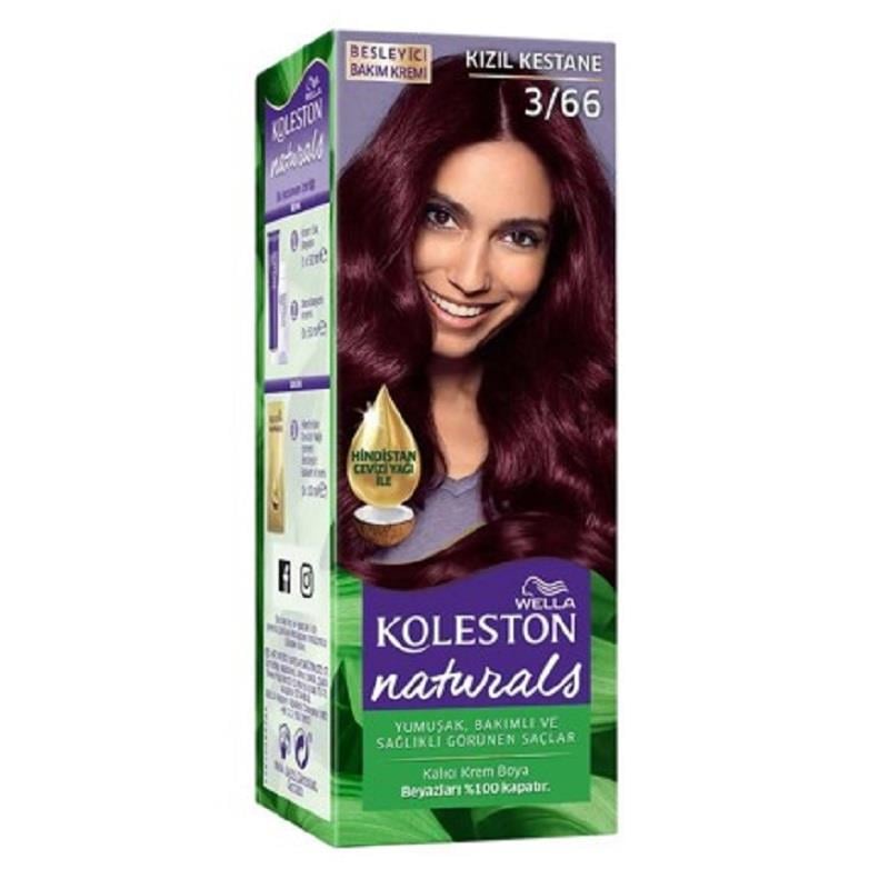 Wella Koleston Naturals 3/66 Kızıl Kestane