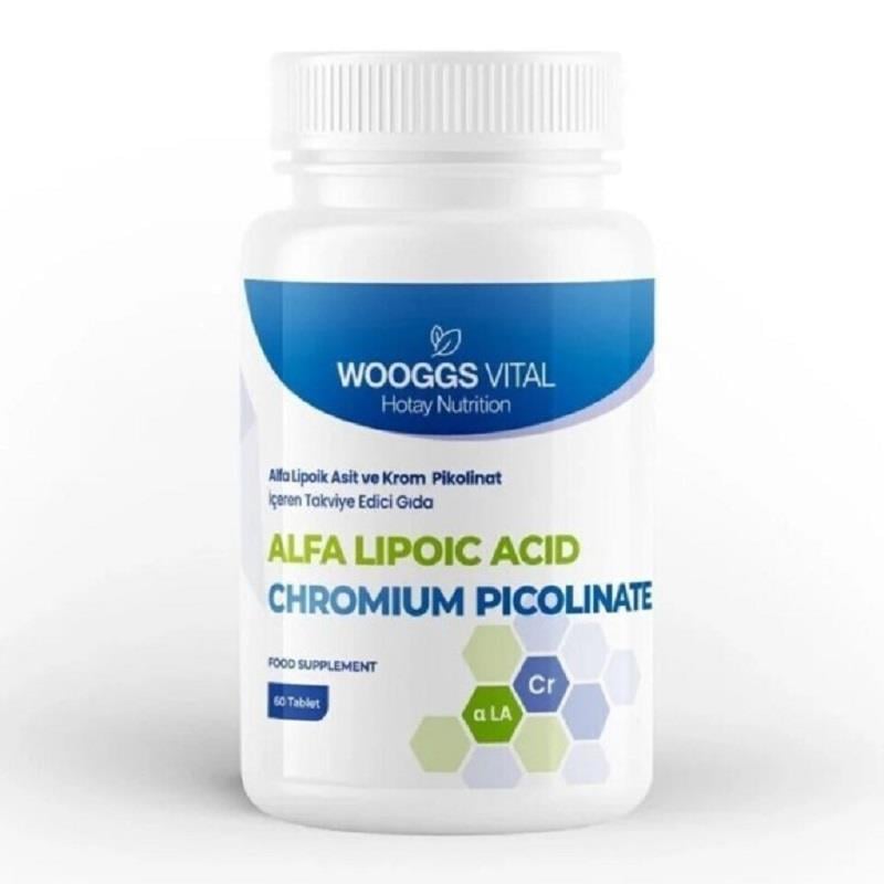 Wooggs Wooggs Vital Alfa Lipoic Asit ve Chromium Picolinate İteg 60 Tablet