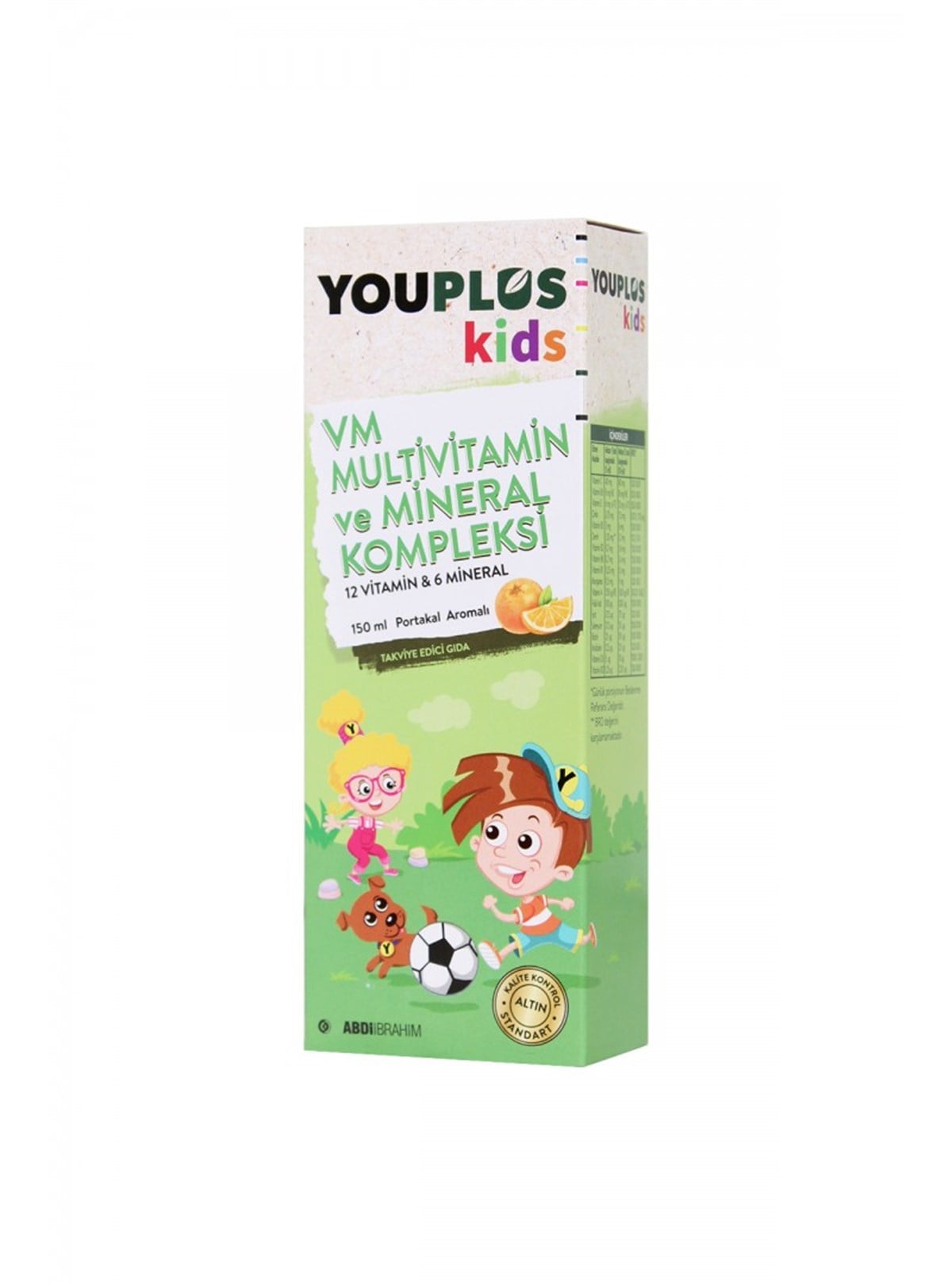 Youplus Youplus Kids VM Multivitamin ve Mineral Kompleksi 150 ml