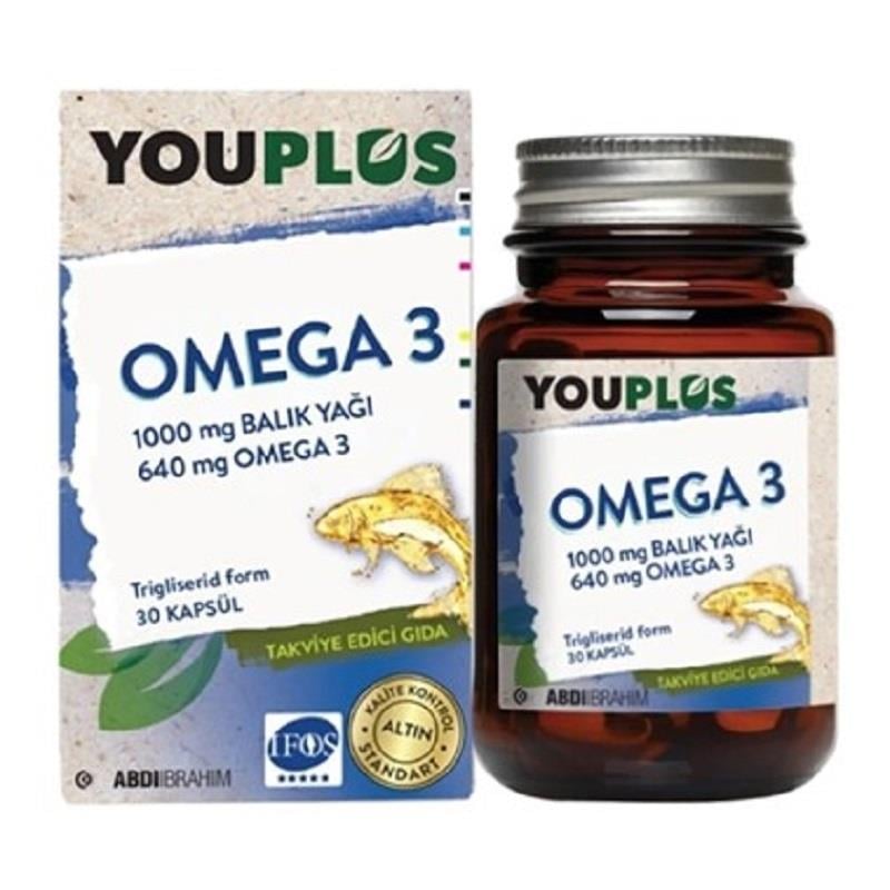 YouPlus Youplus Omega 3 30 Kapsül