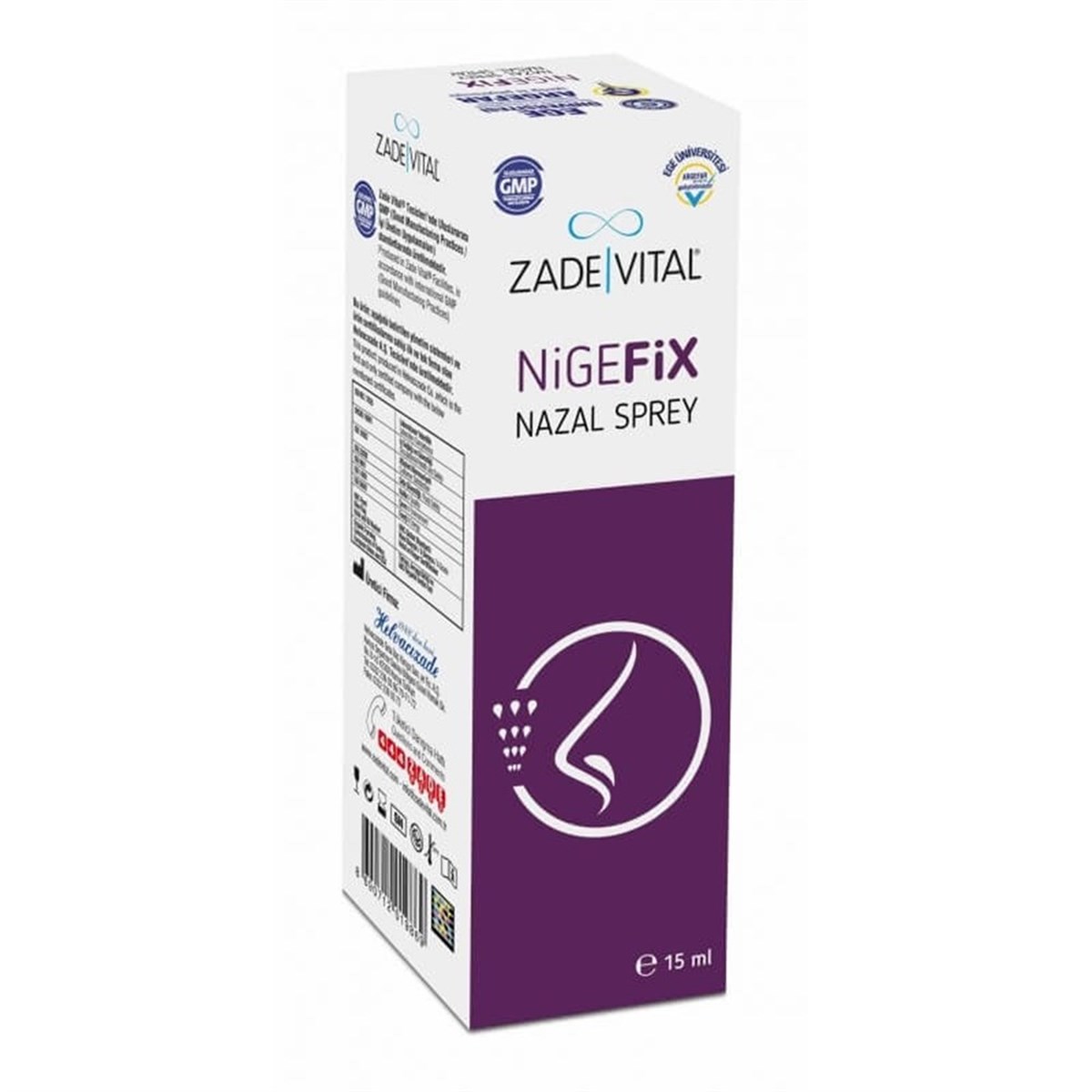 Zade Vital Nigefix Nazal Sprey 15 ml