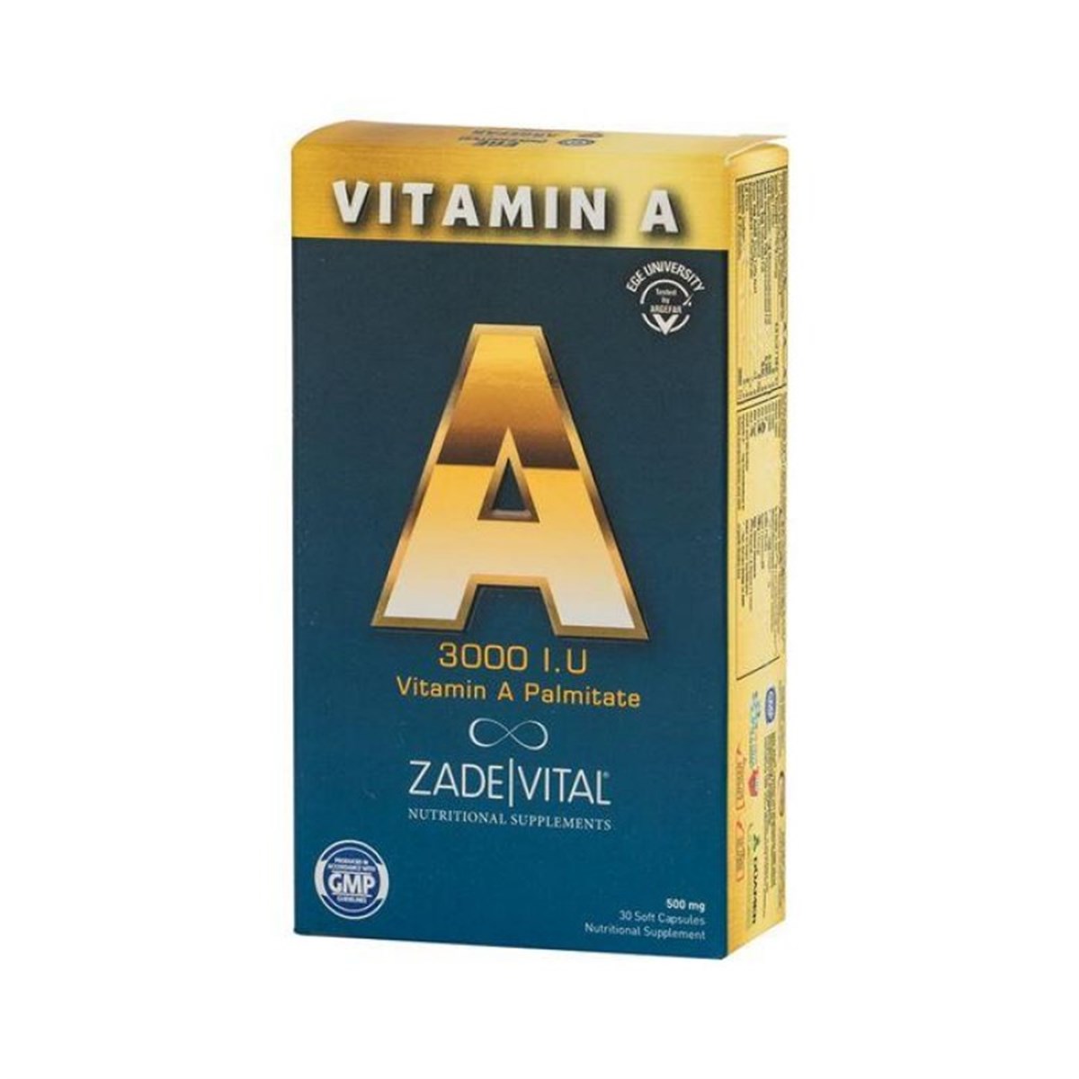 Zade Vital Zade Vital A Vitamini Blister 30 Kapsül