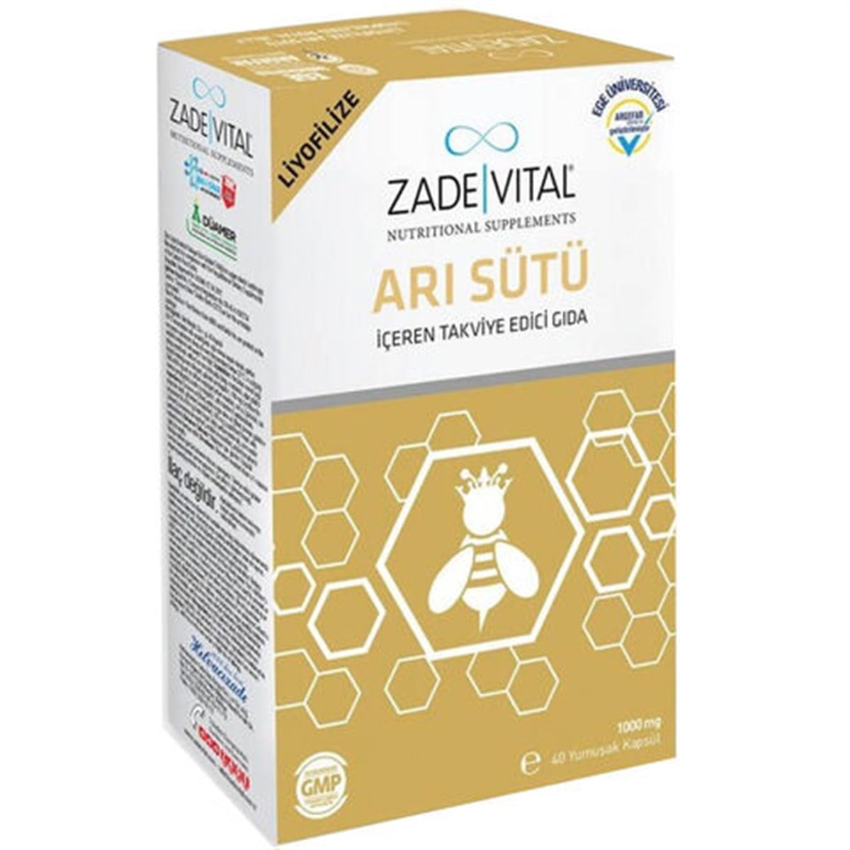 Zade Vital Zade Vital Ari Sütü İçeren Takviye Edici Gida 40 Kapsül