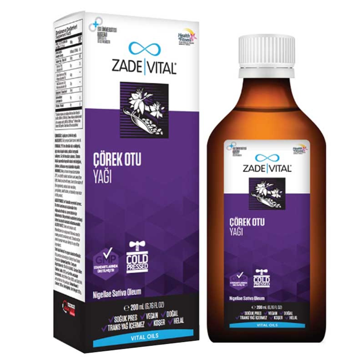 Zade Vital Zade Vital Çörek Otu Yağı 200 ml