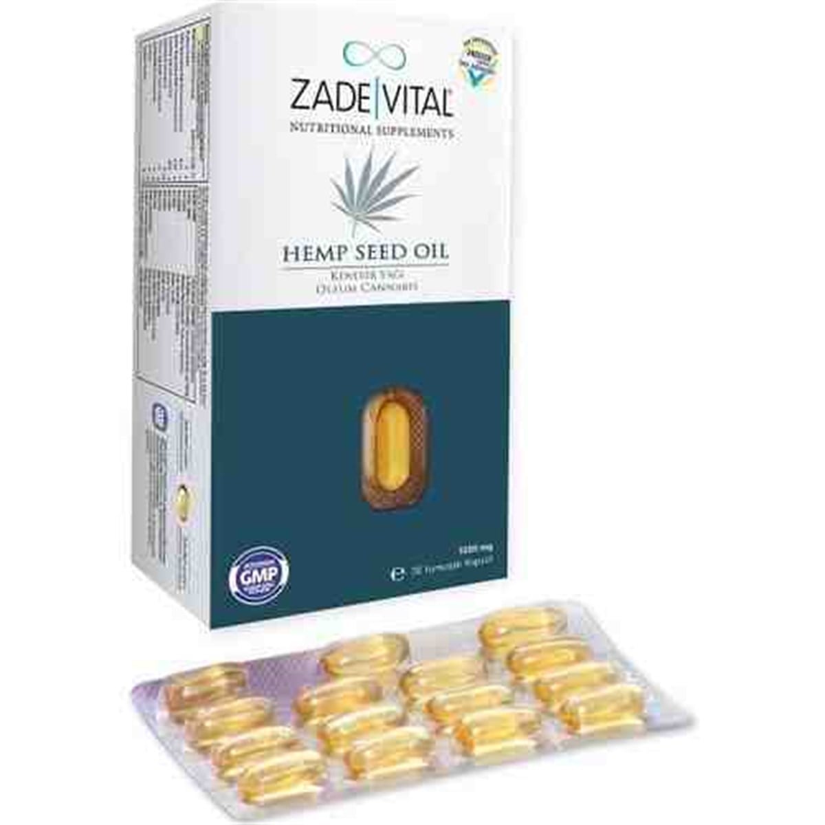 Zade Vital Zade Vital Kenevir Yaği Blister 30 Kapsül