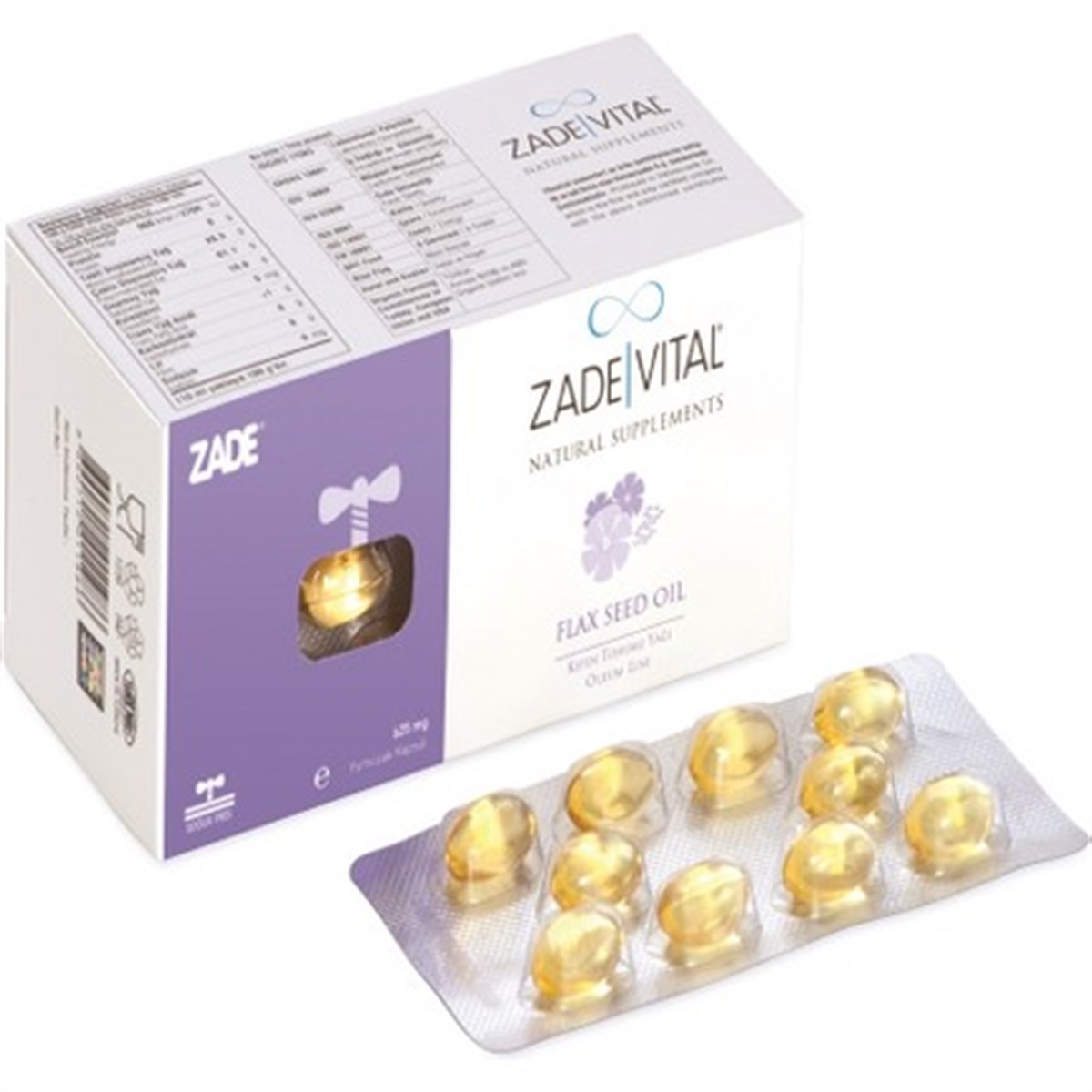 Zade Vital Zade Vital Keten Tohumu Yaği Blister 30 Kapsül