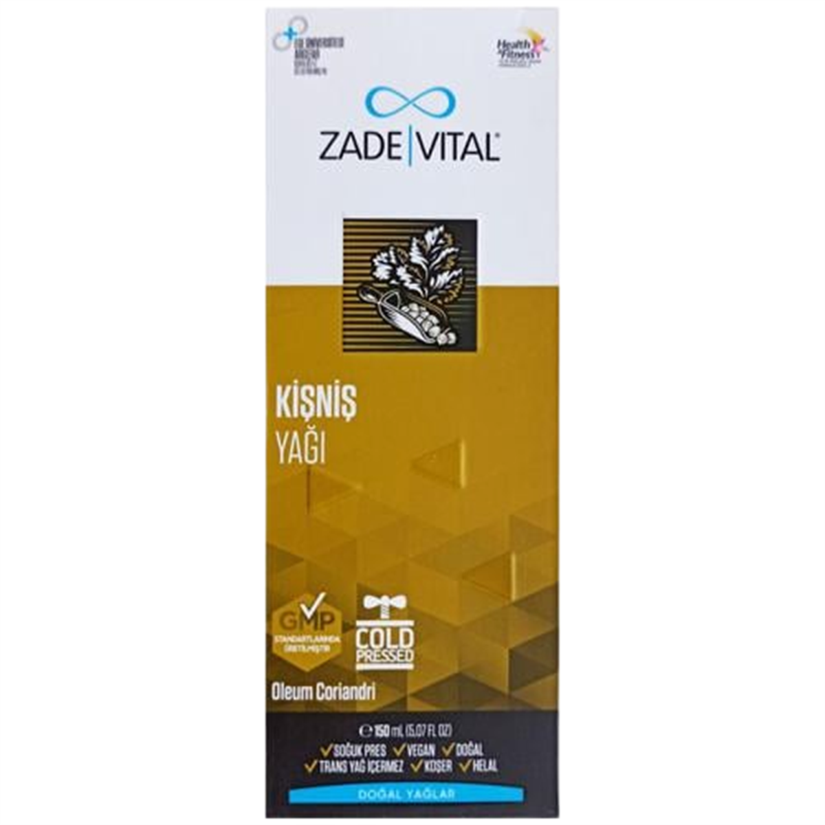 Zade Vital Zade Vital Kişniş Yağı 150 ml
