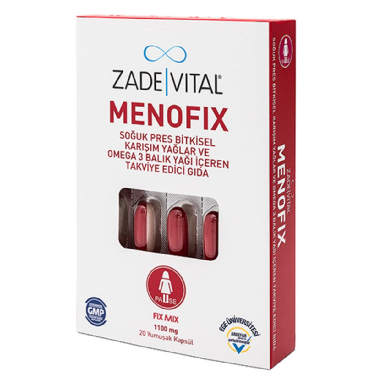 Zade Vital Zade Vital Menofix 20 Kapsül