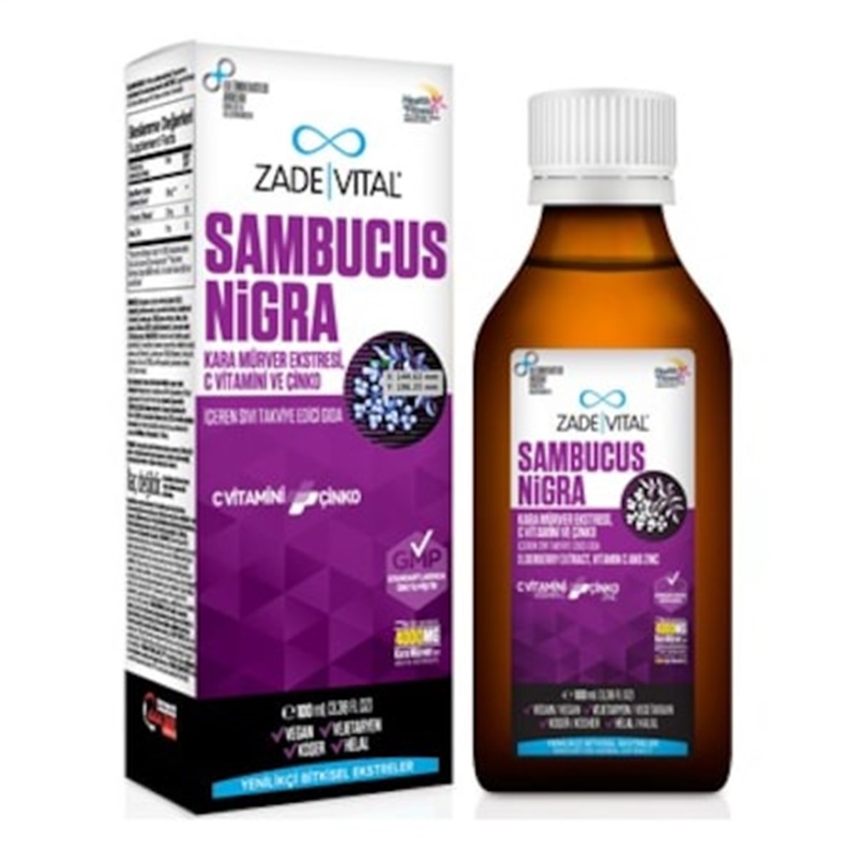 Zade Vital Zade Vital Sambucus Nigra Şurup 100 ml