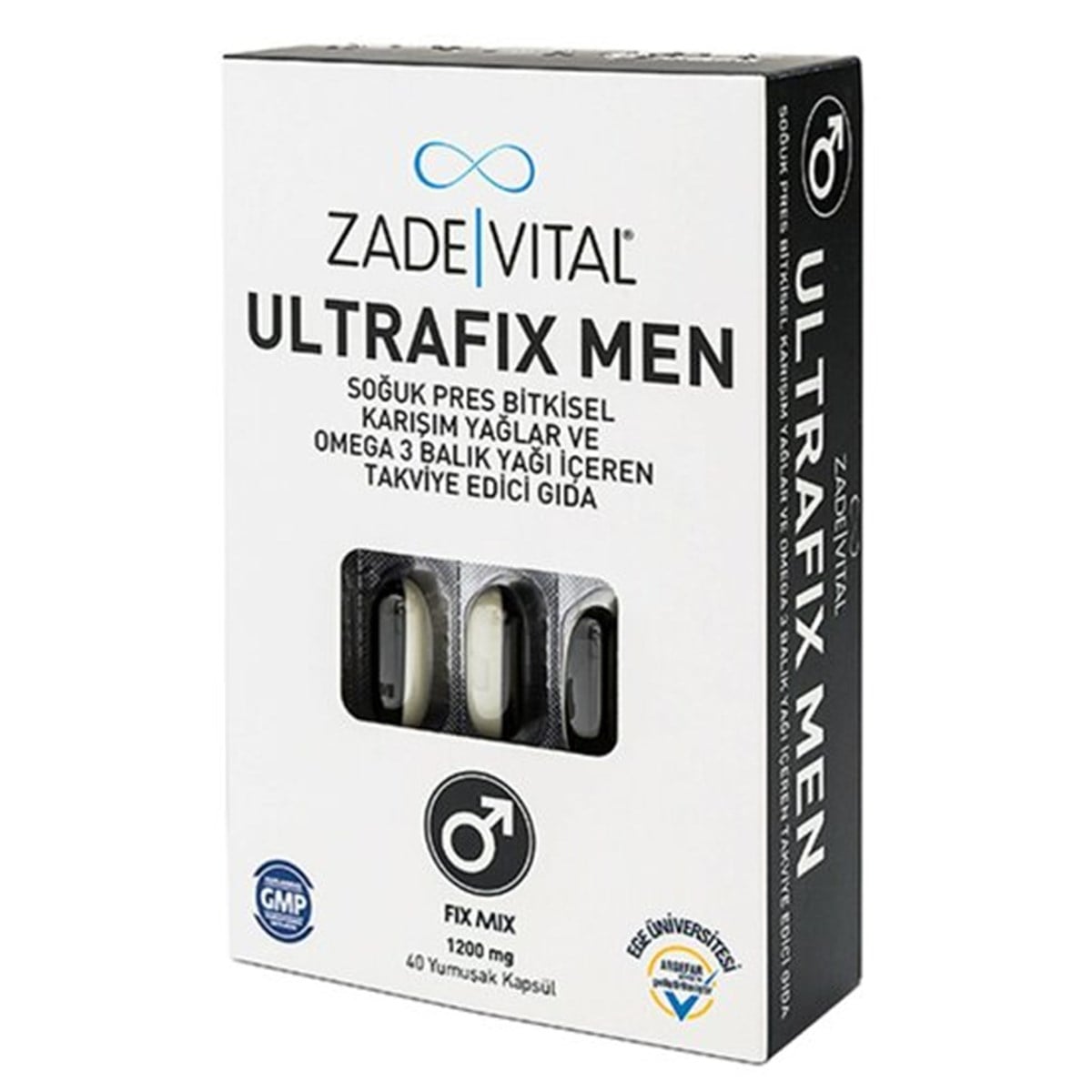 Zade Vital Zade Vital Ultrafix Men 40 Kapsül
