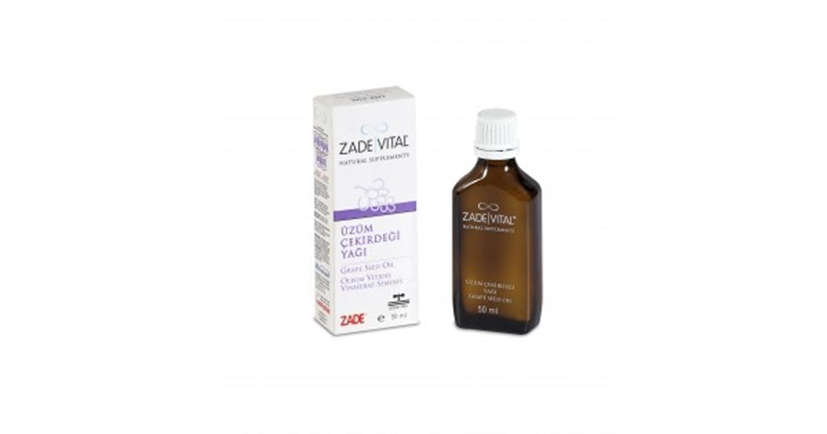 Zade Vital Zade Vital Üzüm Çekirdeği Yaği Cam Şise 50 Ml