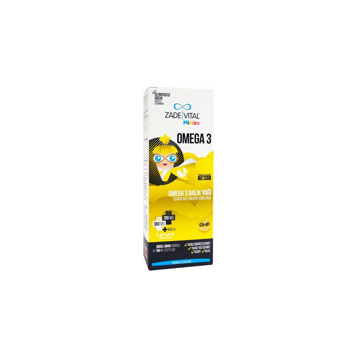 ZADE Zade Vital Miniza Omega-3 Balık Yağı 150 ml