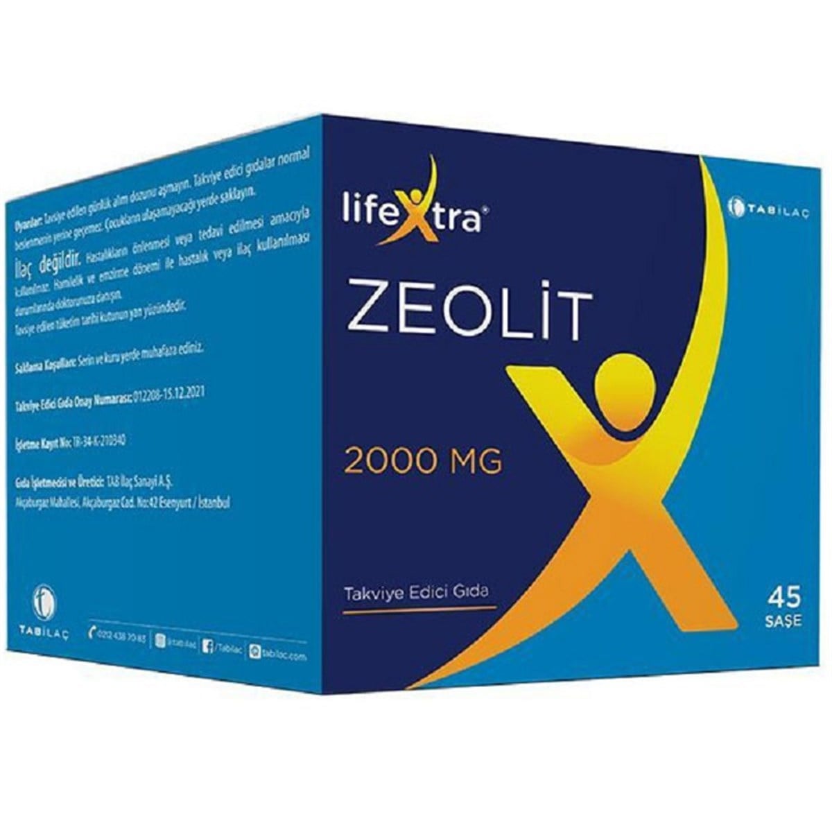 Zeolit Zeolit Lifextra 2000 mg 45 Saşe