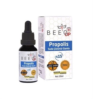 Bee'o Up Propolis Suda Çözünür Damla %15 20 ml