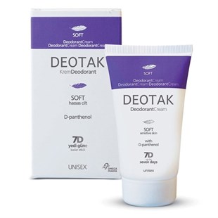 Deotak Unisex Krem Deodorant Soft Hassas Cilt 35 ml