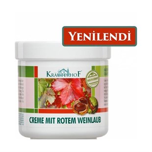 Krauterhof Kırmızı Asma Yaprağı ve At Kestanesi Ekstreli Yorgun Bacak Kremi 250 ml