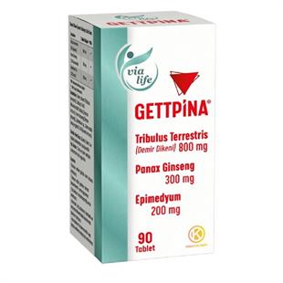 Kuazar İlaç Gettpina Tribulus, Gingseng, Epimedium 90 Tablet 