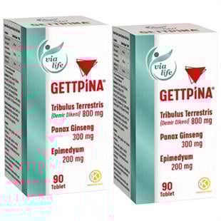 Kuazar İlaç Gettpina Tribulus, Gingseng, Epimedium 90 Tablet - 2'li