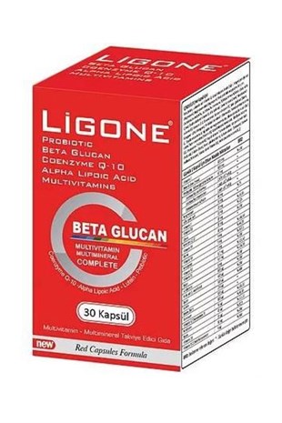 Ligone Beta Glucan Probiotic Multivitamin 30 Kapsül