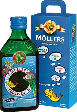 Möller's Omega-3 Balık Yağı Şurubu 250 ml