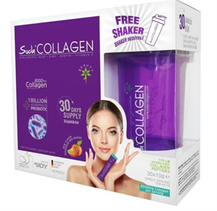 Suda CollagenSuda Collagen + Probiotic Mandarin & Mango Saşe 30x10 Gr
