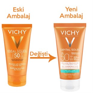 Vichy Vichy Ideal Soleil BB Emulsion SPF50 50 ml - Karma & Yağlı Ciltler Bronz Ton