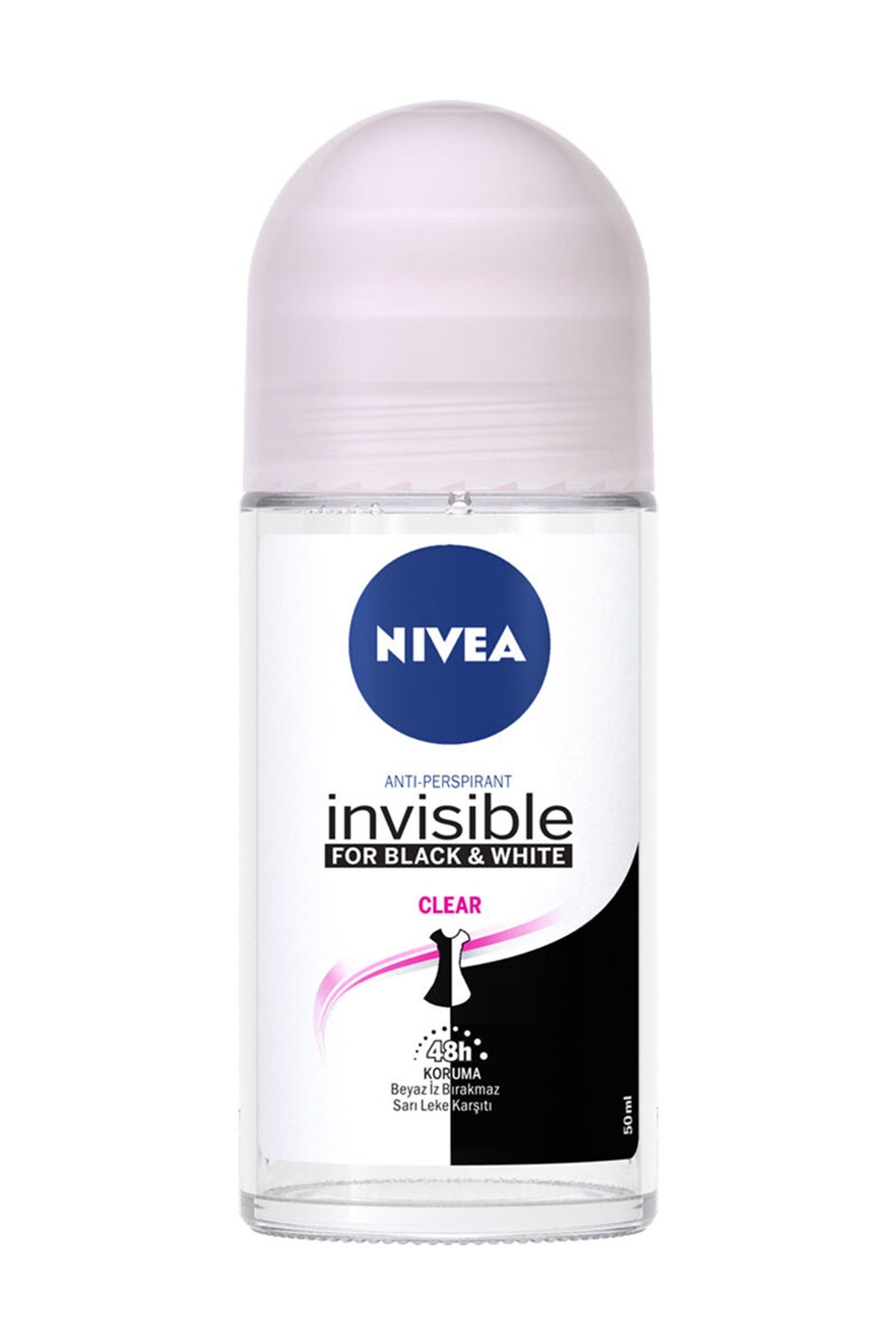  Nivea Roll-On Invisible Black&White Clear 150 ml