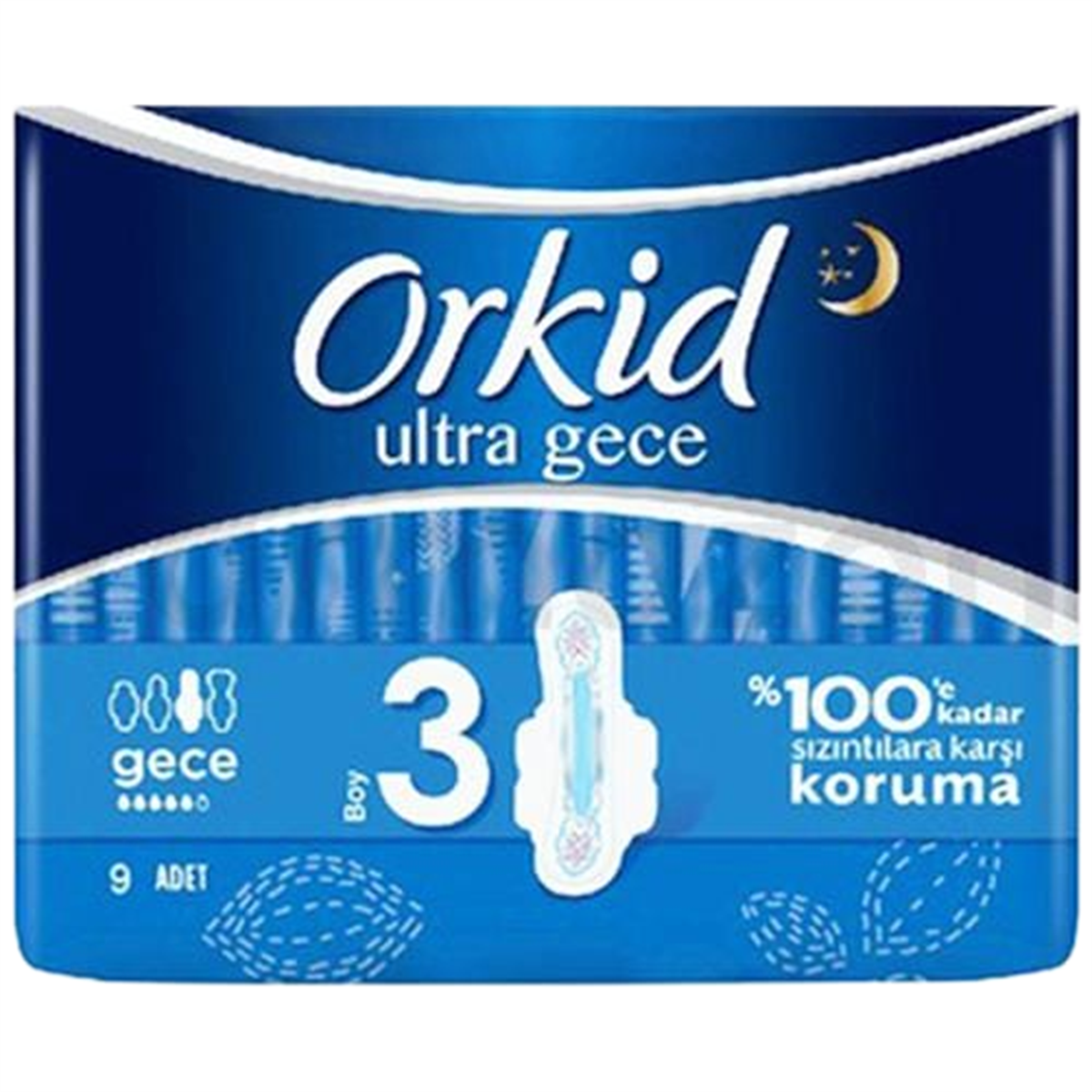  Orkid Ultra Hijyenik Ped Gece 3 Boy 9'lu