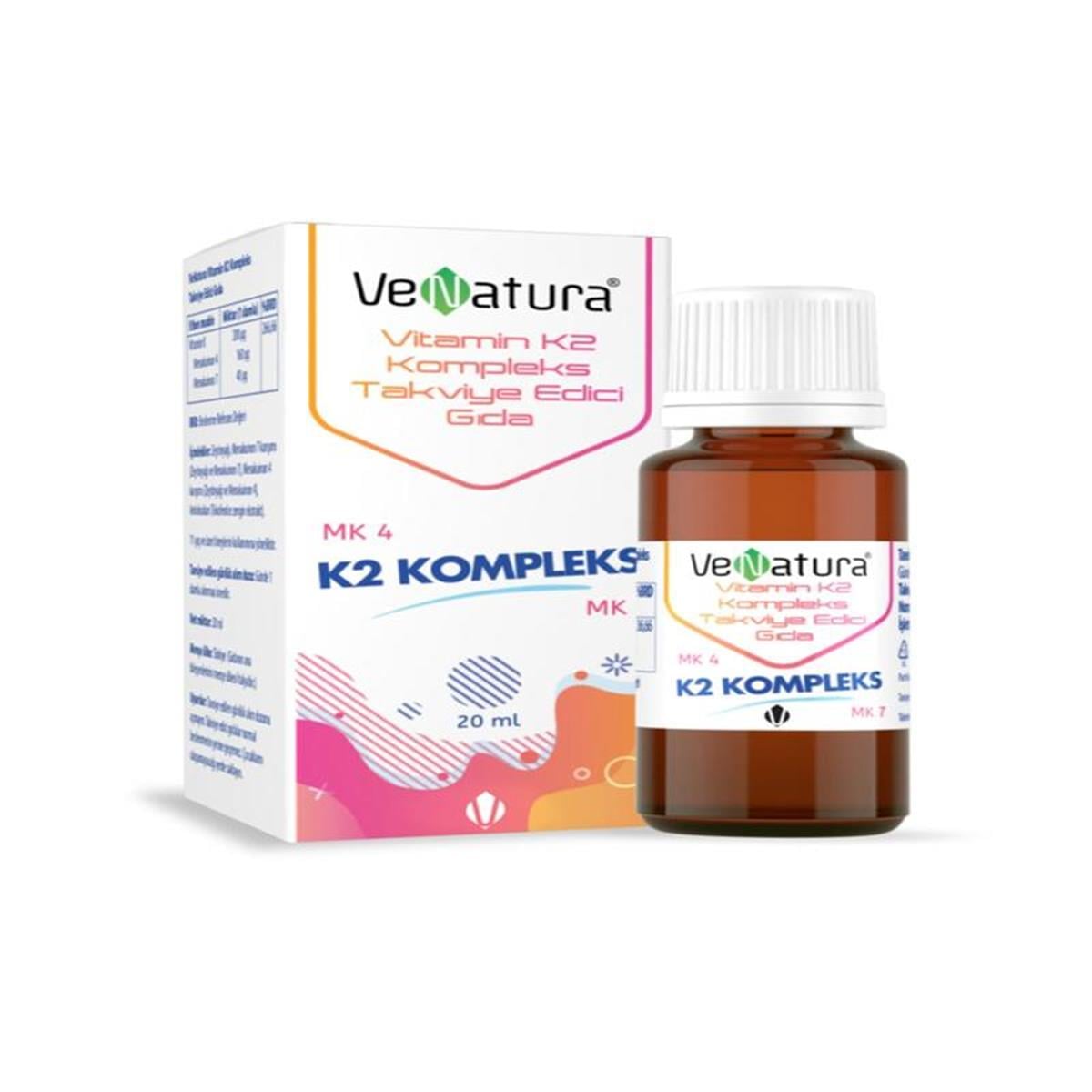  Venatura Vitamin K2 Kompleks Damla 20 ml