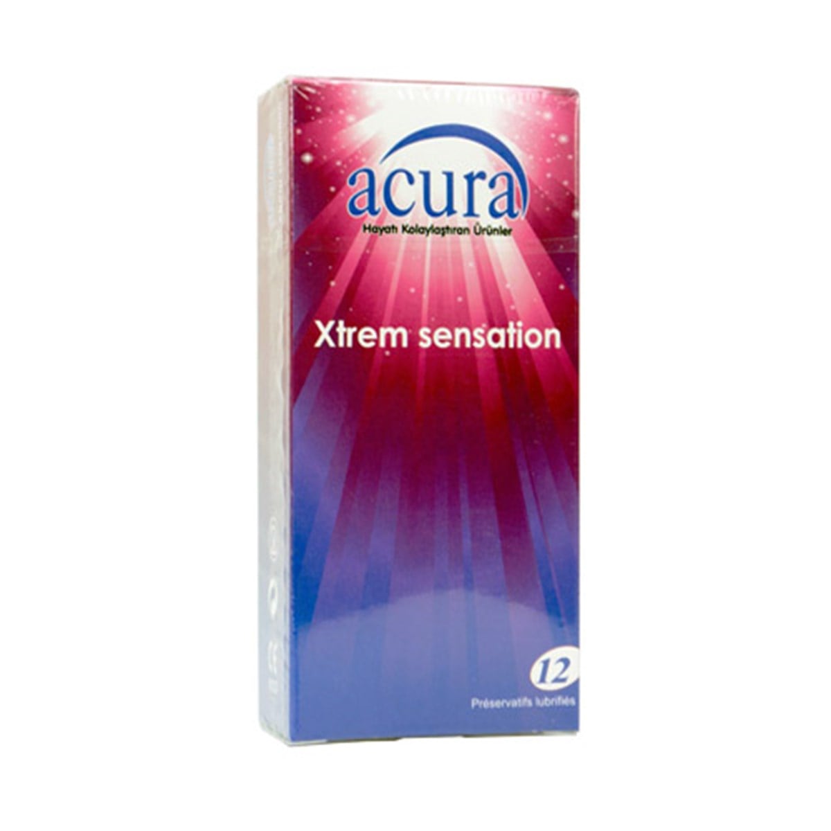 Acura Xtrem Sensation Tırtıklı Prezervatif 12'li