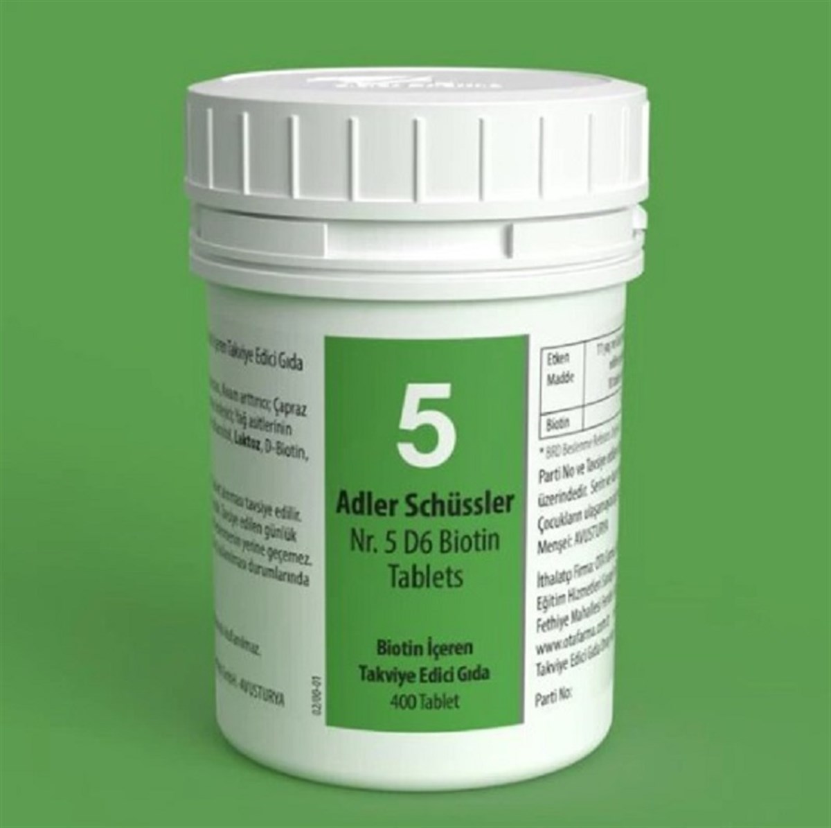 Adler Adler Schüssler No: 5 Tablets