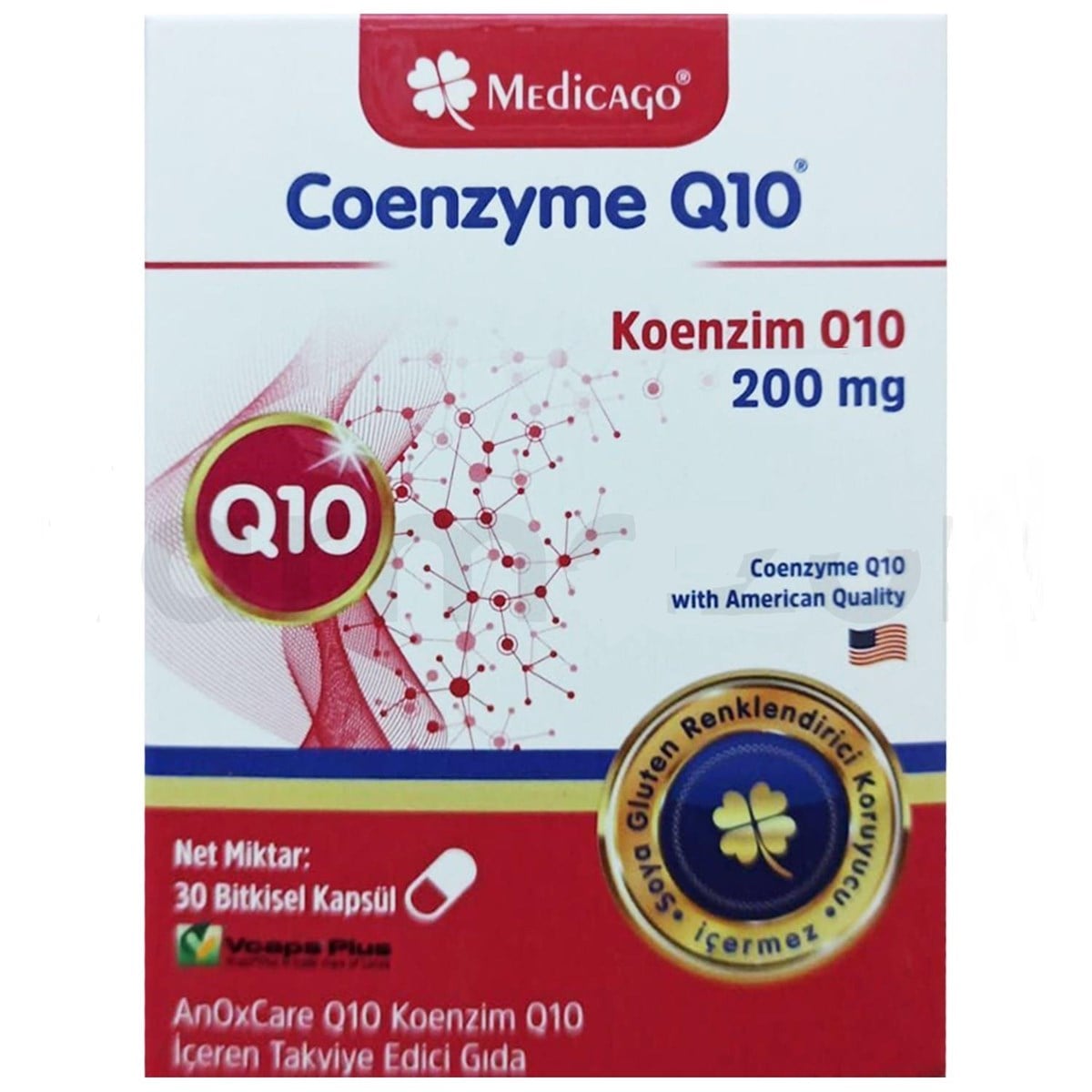 AFK AFK Anoxcare Q10 200 mg 30 Kapsül
