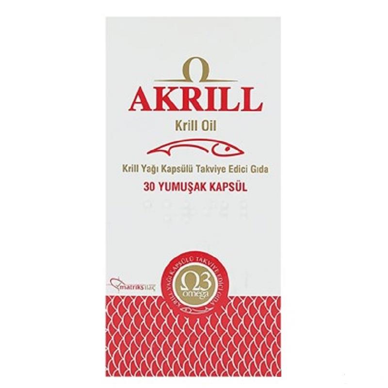Akrill Akrill Krill Oil 30 Kapsül