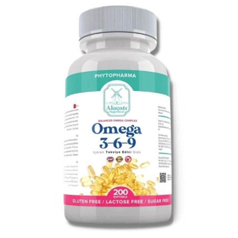 Alaçatı Değirmeni Alaçatı Değirmeni Omega 3 6 9 200 Softgel
