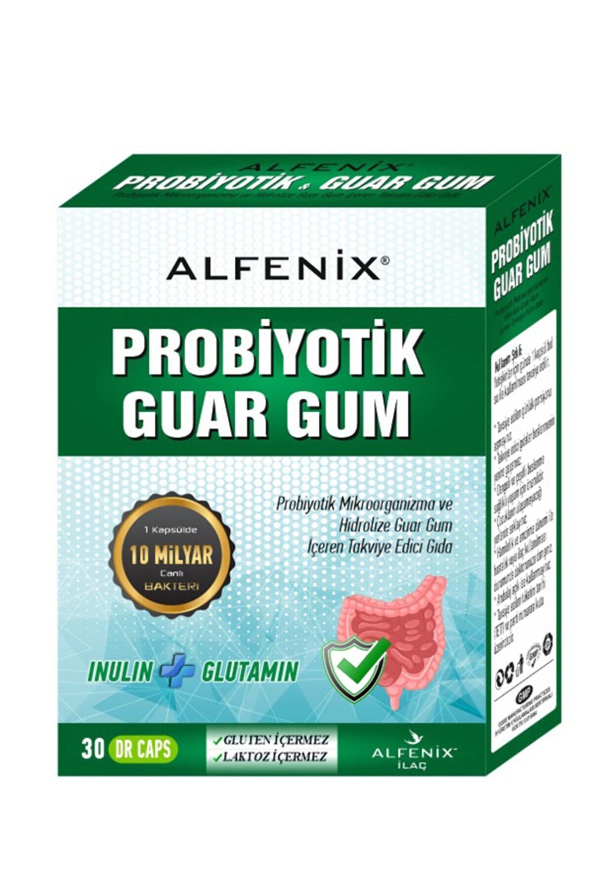 ALFENİX Alfenix Probiyotik Guar Gum 30 Kapsül