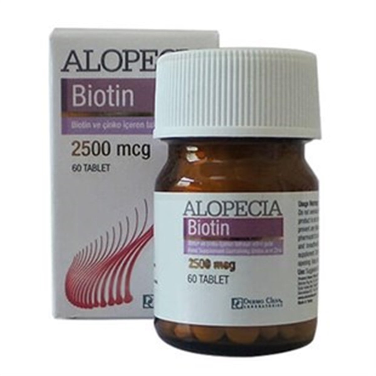 AlopeciaAlopecia Super Potency Biotin 2500 Mcg 60 Tablet - Saç Bakım Tableti