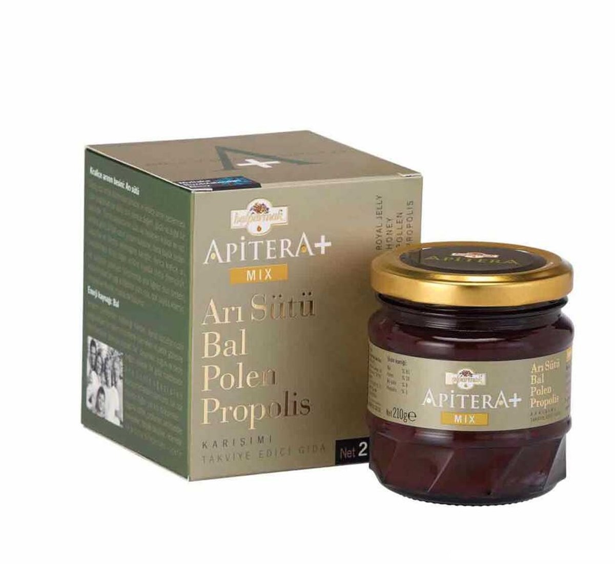 APİTERA Apitera Apimix Arı Sütü Bal Polen Propolis 210 gr (Soğuk Zincir)