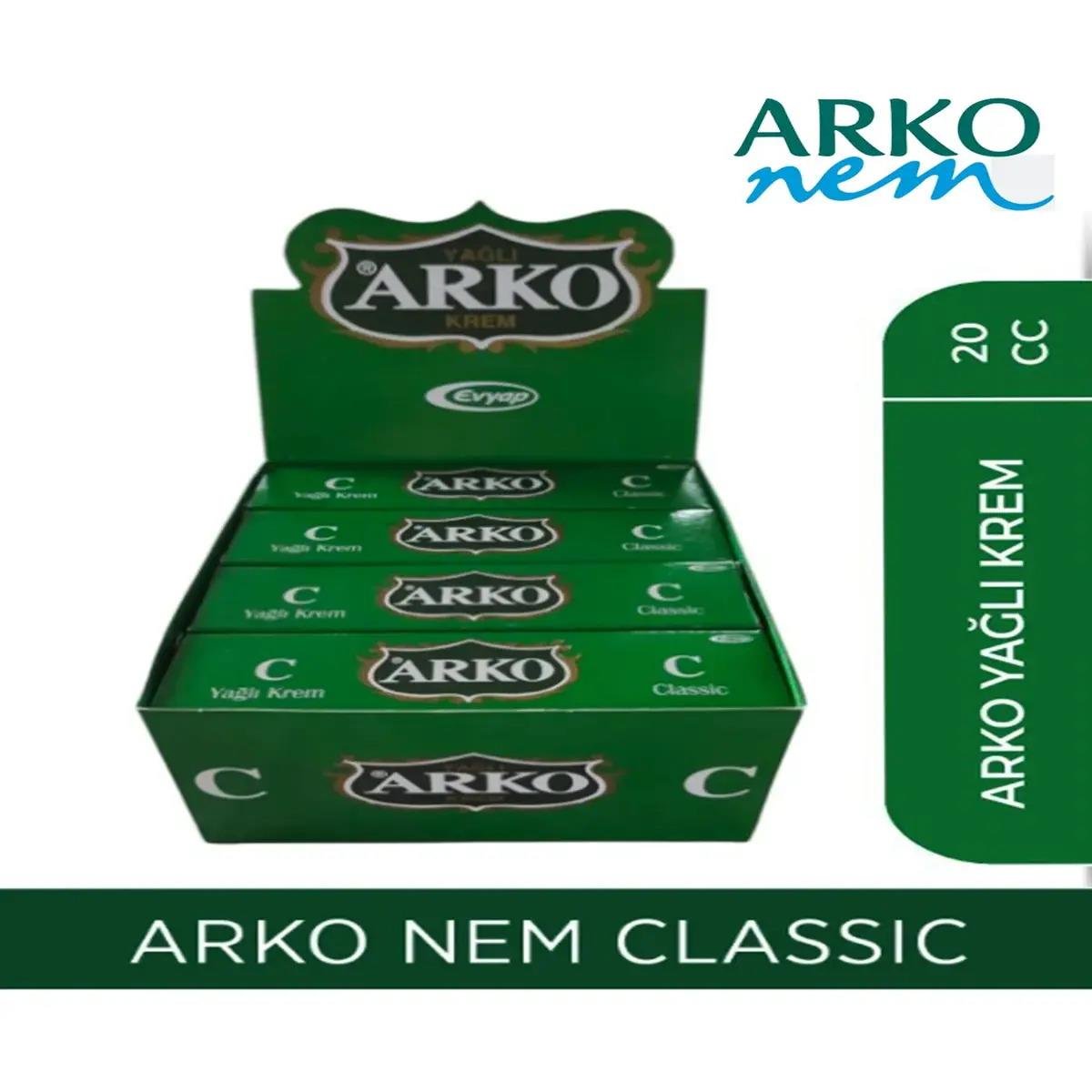 Arko Arko Nem Doğal Zeytinyağlı Tüp Krem 20 ml - 12 Adet