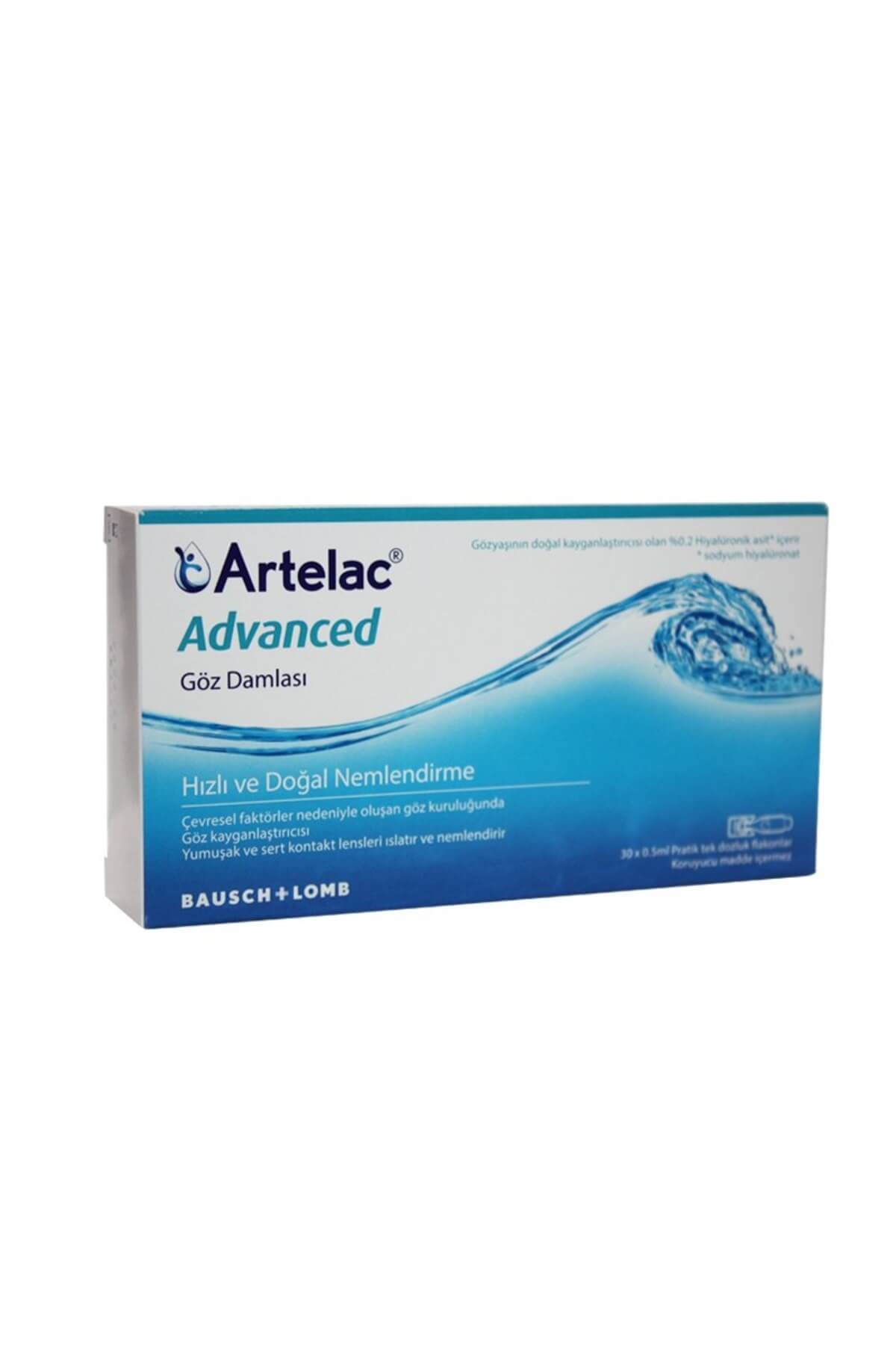 Artelac Advanced Göz Damlası 30 x 0,5 ml DepoEczanem.com | Dermokozmetik  Cilt & Vücut Bakımı, Vitamin & Mineral – Takviye Edici Gıda ve Reçetesiz  Sağlık Ürünleri