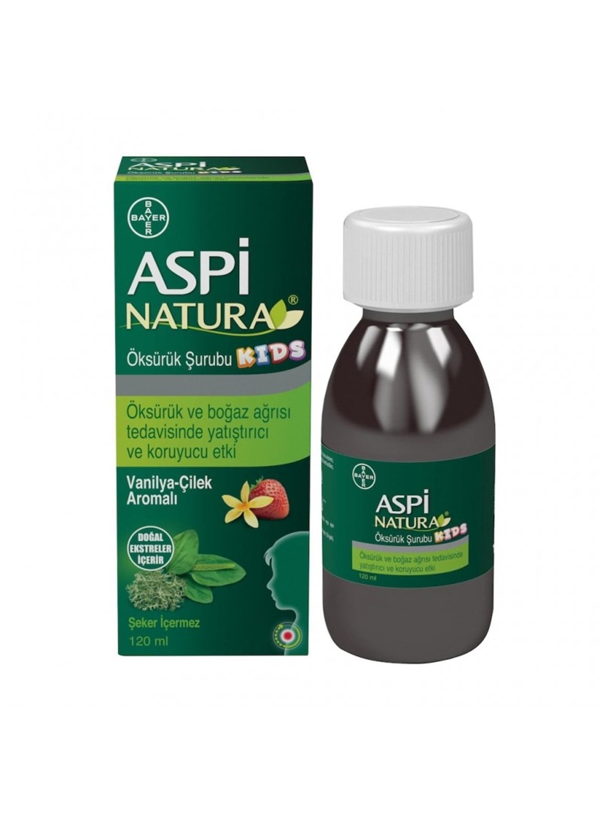 ASPİNATURA Aspinatura Kids Öksürük Şurubu Vanilya & Çilek 120 ml